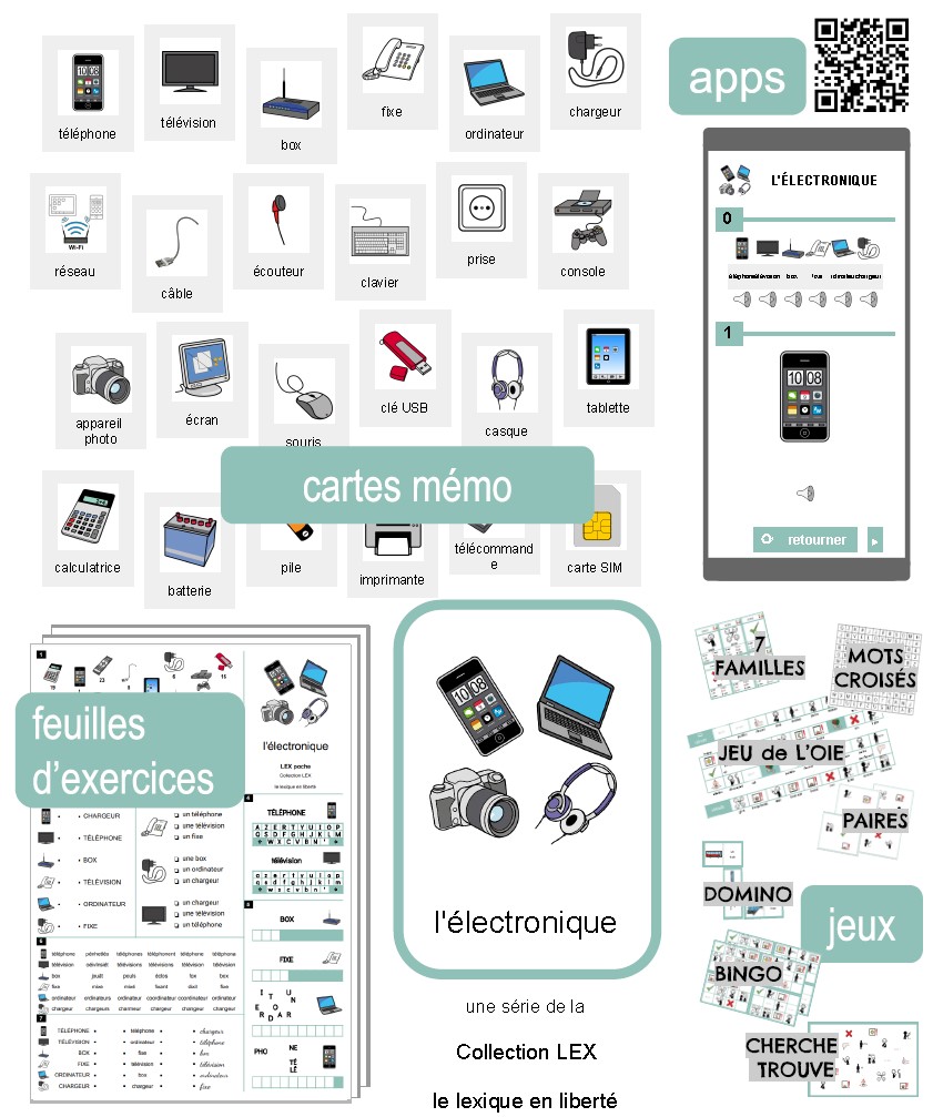 Activités FLE sur le thème « l'électronique » (collection LEX)